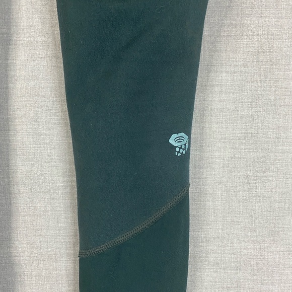 Women’s Mountain Hardwear Green Cropped Leggings Size Extra Small XS - Picture 8 of 9
